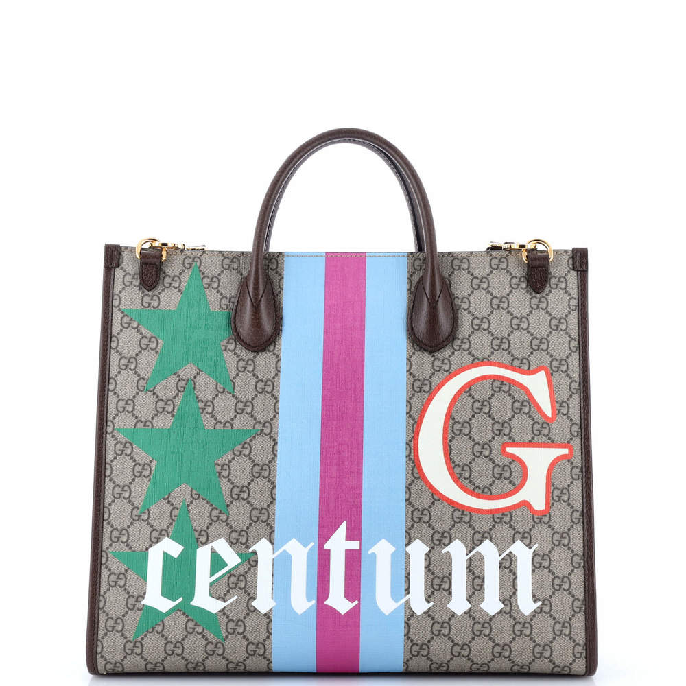 Gucci Medium Interlocking G Patch Convertible Tot… - image 3